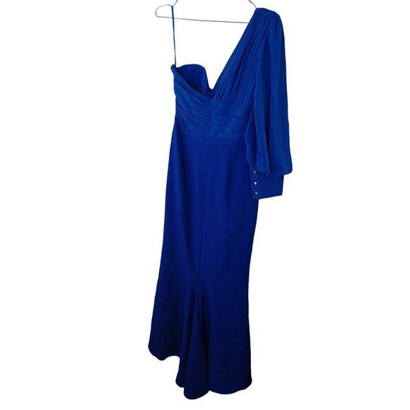 Elle Zeitoune Charles One Shoulder Gown SZ M - Picture 9 of 14